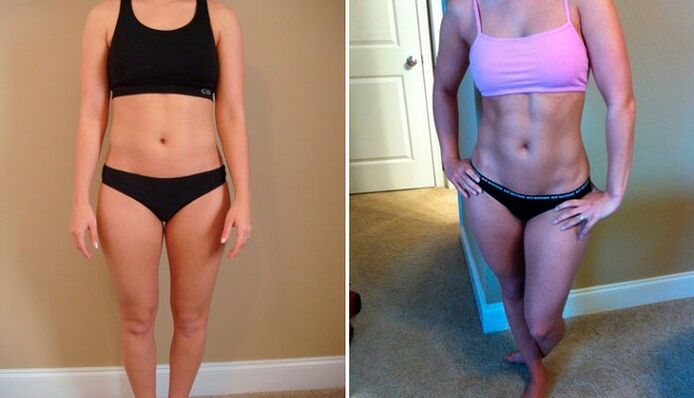 prije i poslije gubitka 10 kg mjesečno