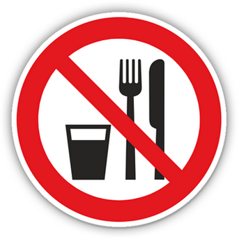 znak jedenja je zabranjen tijekom mršavljenja